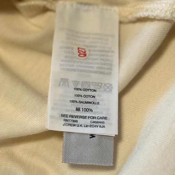 J. CREW LS KNIT TOP WITH BLACK VELVET BOW, XXS - Picture 5 of 7